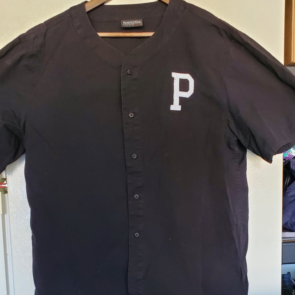 The Hundreds Post baseball jersey Rosewood collection